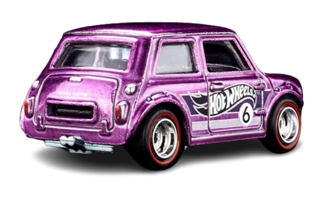 Hot Wheels Mini Cooper 2023 Collector Edition Die-Cast Toy Car, Purple, #6, Ages 3+ HKL70 - image 13