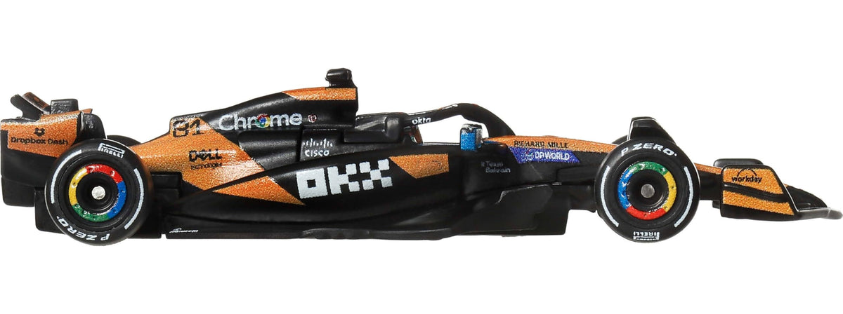 Hot Wheels 1:64 Scale Premium Die-Cast Formula 1 Collectible Toy Race Car with Real Riders Tires & Metal/Metal Body & Chassis - image 7