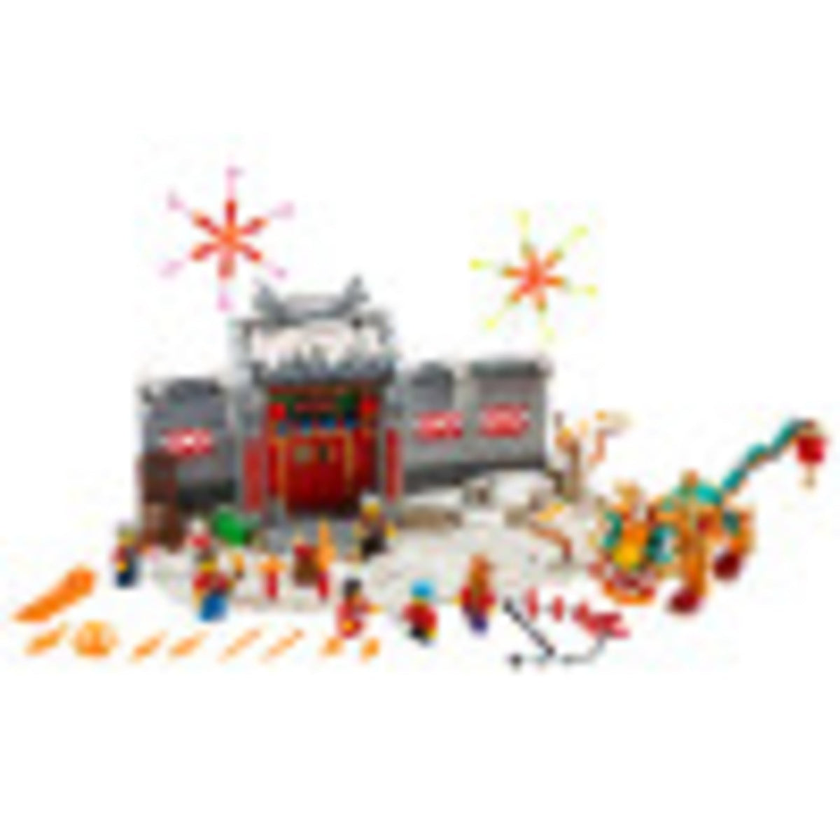 LEGO Story of Nian 80106 Building Kit; Collectible, Educational, Lunar New Year Gift Toy for Kids, New 2021 (1,067 Pieces) - image 4