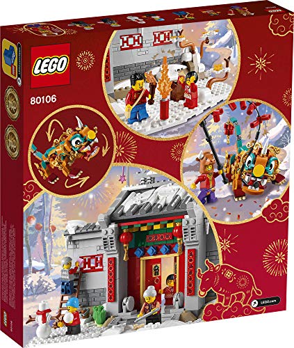 LEGO Story of Nian 80106 Building Kit; Collectible, Educational, Lunar New Year Gift Toy for Kids, New 2021 (1,067 Pieces) - image 14