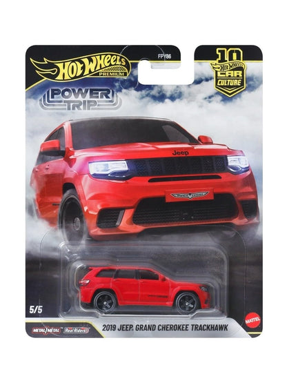 Hot Wheels Premium Car Culture Jeep Grand Cherokee Trackhawk SUV Sports Car Premium Collection 1:64 Scale for Kids Ages 3 and Up - image 3