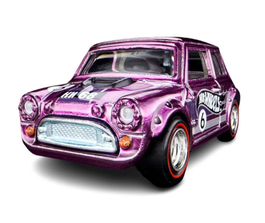 Hot Wheels Mini Cooper 2023 Collector Edition Die-Cast Toy Car, Purple, #6, Ages 3+ HKL70 - image 4