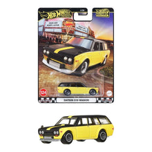 Hot Wheels 1:64 Boulevard 2025 B – Datsun 510 Wagon – Yellow Black Two Tone - image 1