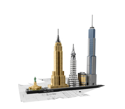LEGO Architecture New York City Model Kit - Bedroom or Office Decor for Kids & Adults, Ages 12+ - Building Blocks to Display - NYC Gift & Souvenir Ideas - 21028 - image 14