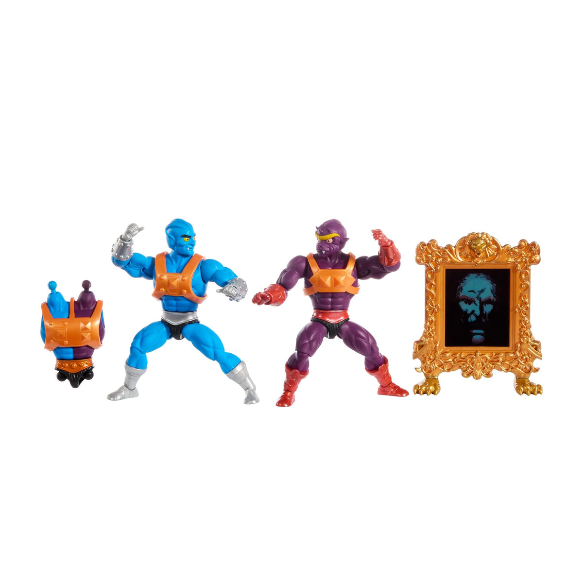Masters of the Universe Origins Two Bad SDCC 2024 Exclusive Multipack - Merge Tuvar & Baddrah into Two Bad, Includes Mirror of Avathar and Comic Book - image 1