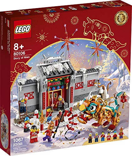 LEGO Story of Nian 80106 Building Kit; Collectible, Educational, Lunar New Year Gift Toy for Kids, New 2021 (1,067 Pieces) - image 11
