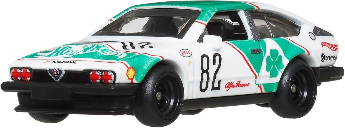 Hot Wheels JBL16 Boulevard Alfa Romeo GTV6 3.0 Vehicle Toy, Mini Car, 3 Years Old and Up, Green - image 4