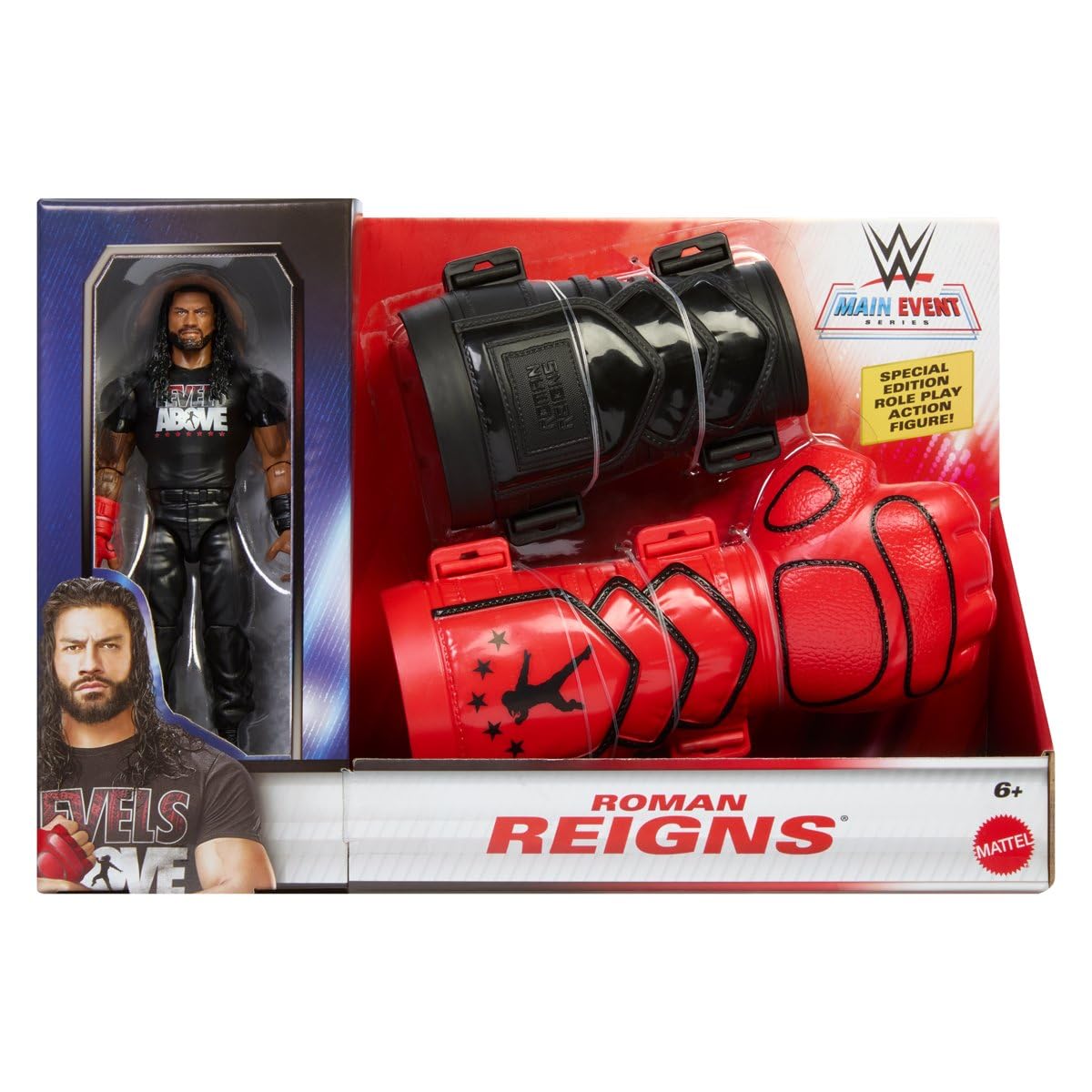 WWE Main Event Series Roman Reigns Special Edition Role Play Action Figure and Gauntlet Set - image 4
