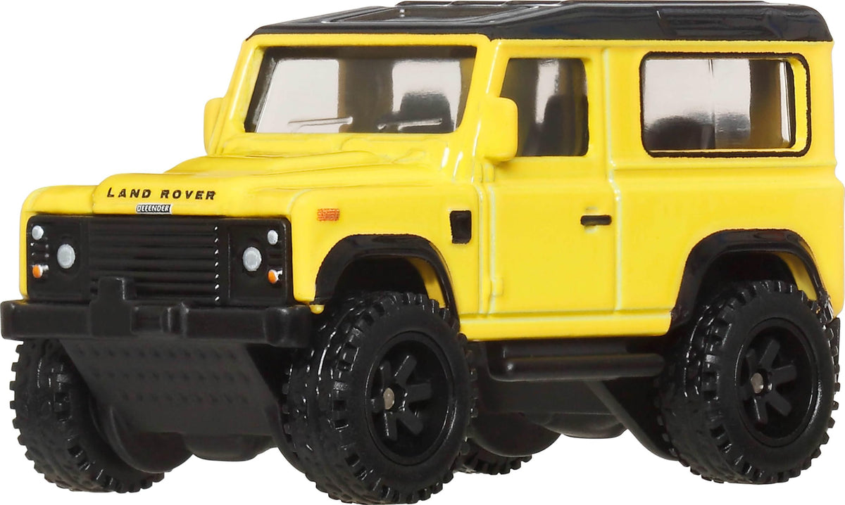 Hot Wheels Premium Car Culture Collectible Toy Car, 1:64 Scale Die-Cast Land Rover Defender 90, Off Road Vehicle with Real Riders Tires - image 1