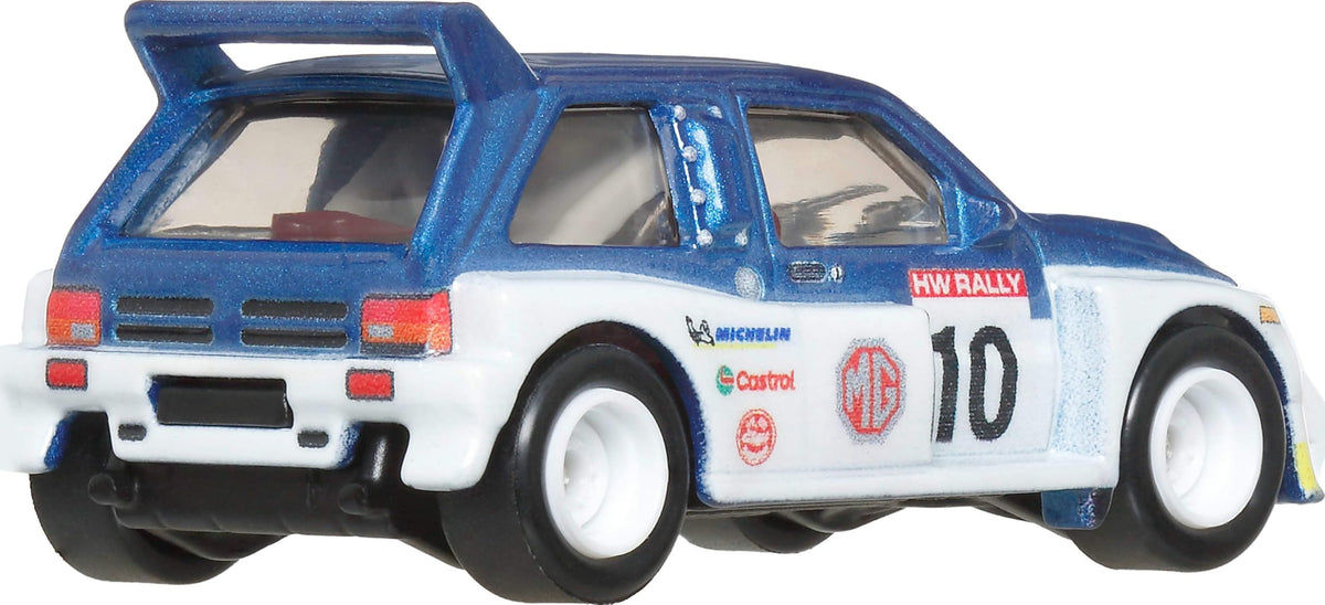 Hot Wheels Premium Car Culture Collectible Toy Car, 1:64 Scale Die-Cast '86 MG Metro 6R4, Hammer Drop Vehicle with Real Riders Tires - image 9