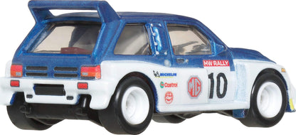 Hot Wheels Premium Car Culture Collectible Toy Car, 1:64 Scale Die-Cast '86 MG Metro 6R4, Hammer Drop Vehicle with Real Riders Tires - image 9