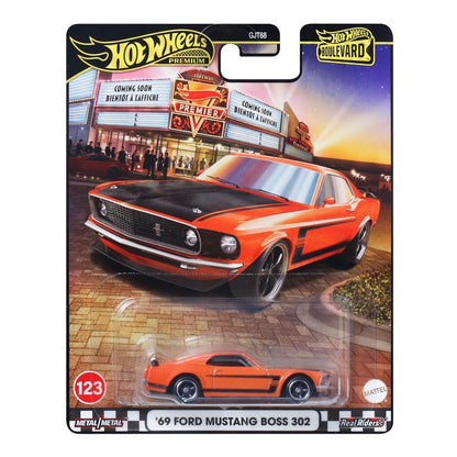 Hot Wheels JBL20 Boulevard '69 Ford Mustang Boss 302 Vehicle Toy Minicar 3 Years Old Orange - image 19