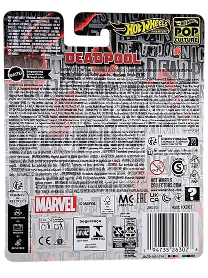 Deadpool Scooter - Marvel Series - Hot Wheels Premium 1/64 Scale - image 4