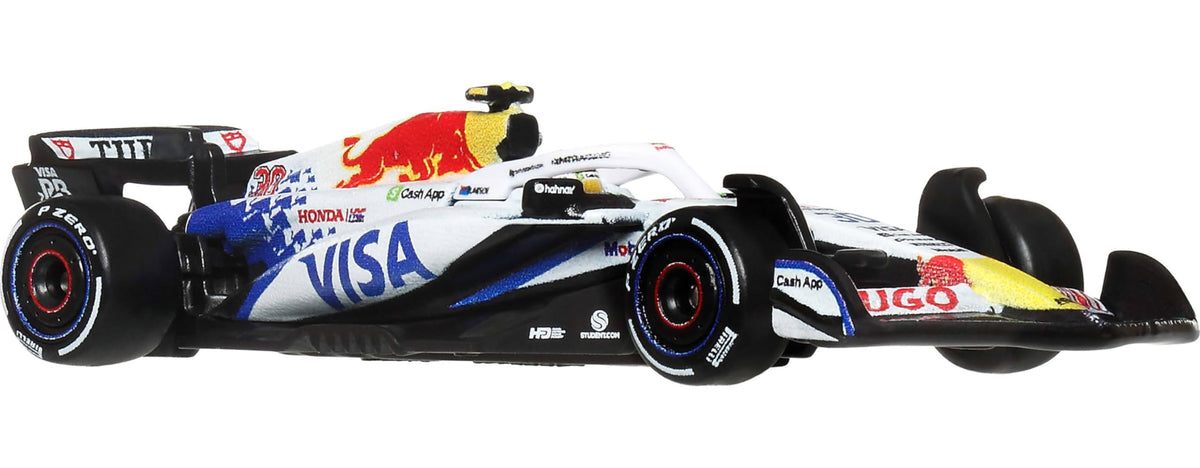 Hot Wheels 1:64 Scale Premium Die-Cast Formula 1 Collectible Toy Race Car with Real Riders Tires & Metal/Metal Body & Chassis - image 6
