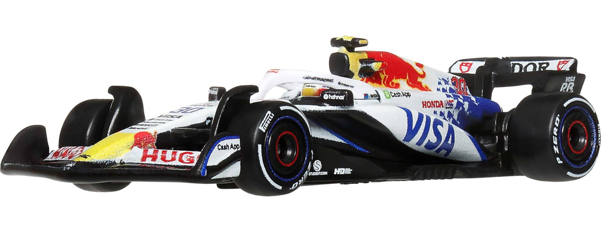 Hot Wheels 1:64 Scale Premium Die-Cast Formula 1 Collectible Toy Race Car with Real Riders Tires & Metal/Metal Body & Chassis - image 18