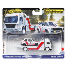 Hot Wheels Team Transport '73 Honda Civic Custom Aero Lift #80, 1:64 Scale Model - image 1