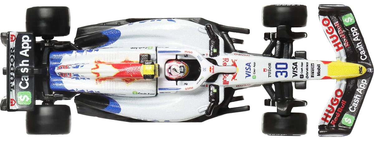 Hot Wheels 1:64 Scale Premium Die-Cast Formula 1 Collectible Toy Race Car with Real Riders Tires & Metal/Metal Body & Chassis - image 12