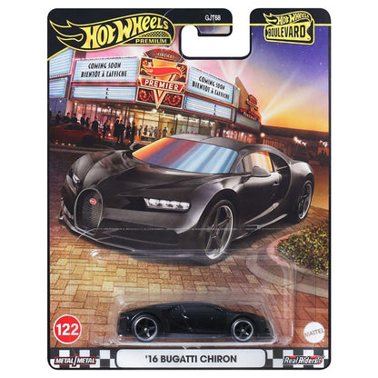 Hot Wheels Premium Boulevard – ’16 Bugatti Chiron – 1:64 Scale Diecast Car – Metal/Metal Body & Chassis, Real Riders Tires – Collectible Premium Vehicle (JBL30) - image 7