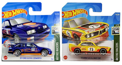 Hot Wheels Retro Racers 10-Pack Die-Cast Vehicles with 1 Sticker, Ages 3+, HKL77-9796 - image 7