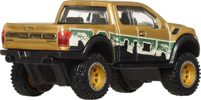 Hot Wheels Premium Car Culture Off Road 1:64 Scale Die-Cast 2017 Ford F-150 Raptor Vehicle with Real Riders Tires & Metal/Metal Body & Chassis - image 15