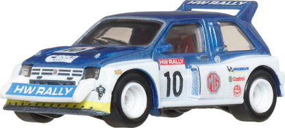 Hot Wheels Premium Car Culture Collectible Toy Car, 1:64 Scale Die-Cast '86 MG Metro 6R4, Hammer Drop Vehicle with Real Riders Tires - image 6
