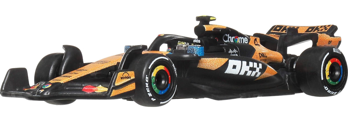 Hot Wheels 1:64 Scale Premium Die-Cast Formula 1 Collectible Toy Race Car with Real Riders Tires & Metal/Metal Body & Chassis - image 4