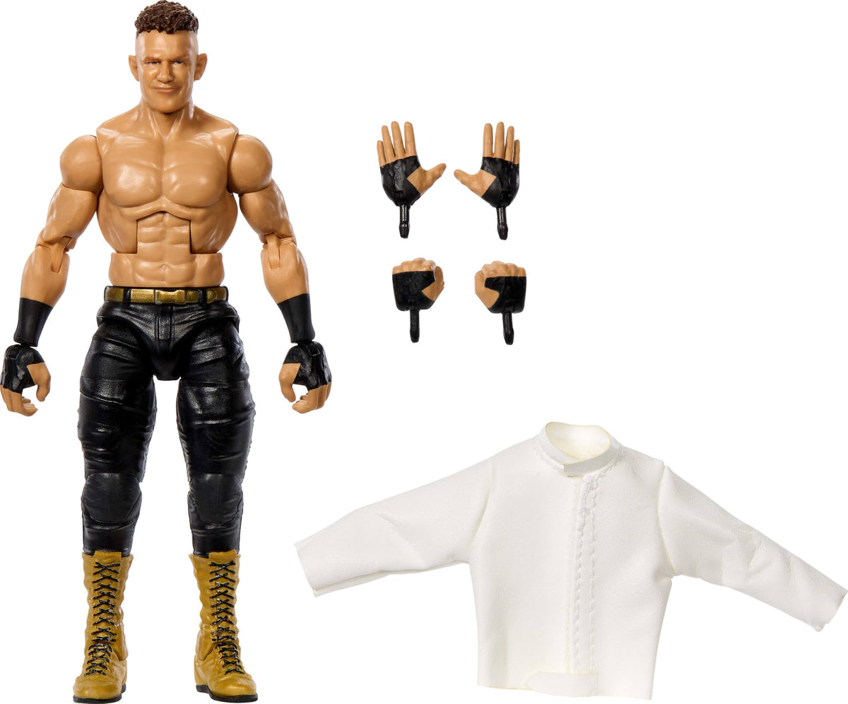 Mattel WWE Elite Action Figure & Accessories, 6-inch Collectible Channing “Stacks” Lorenzo with 25 Articulation Points, Life-Like Look & Swappable Hands - image 1
