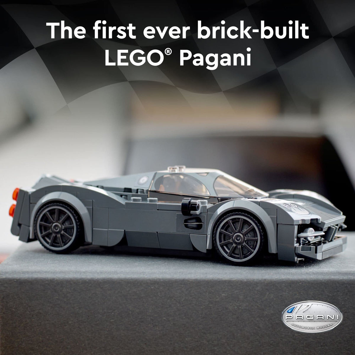 LEGO Speed Champions Pagani Utopia 76915 Race Car Toy Model Building Kit, Italian Hypercar, Collectible Racing Vehicle, 2023 Set - image 6
