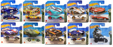 Hot Wheels Retro Racers 10-Pack Die-Cast Vehicles with 1 Sticker, Ages 3+, HKL77-9796 - image 1