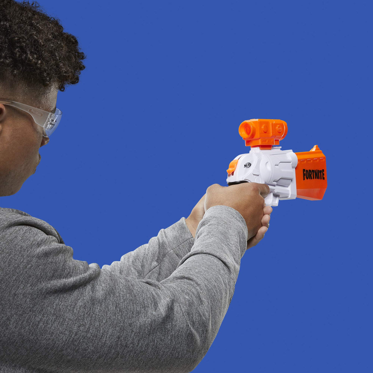 Nerf Fortnite SR Blaster - 4-Dart Hammer Action - Includes Removable Scope and 8 Official Nerf Elite Darts - for Youth, Teens, Adults - image 15