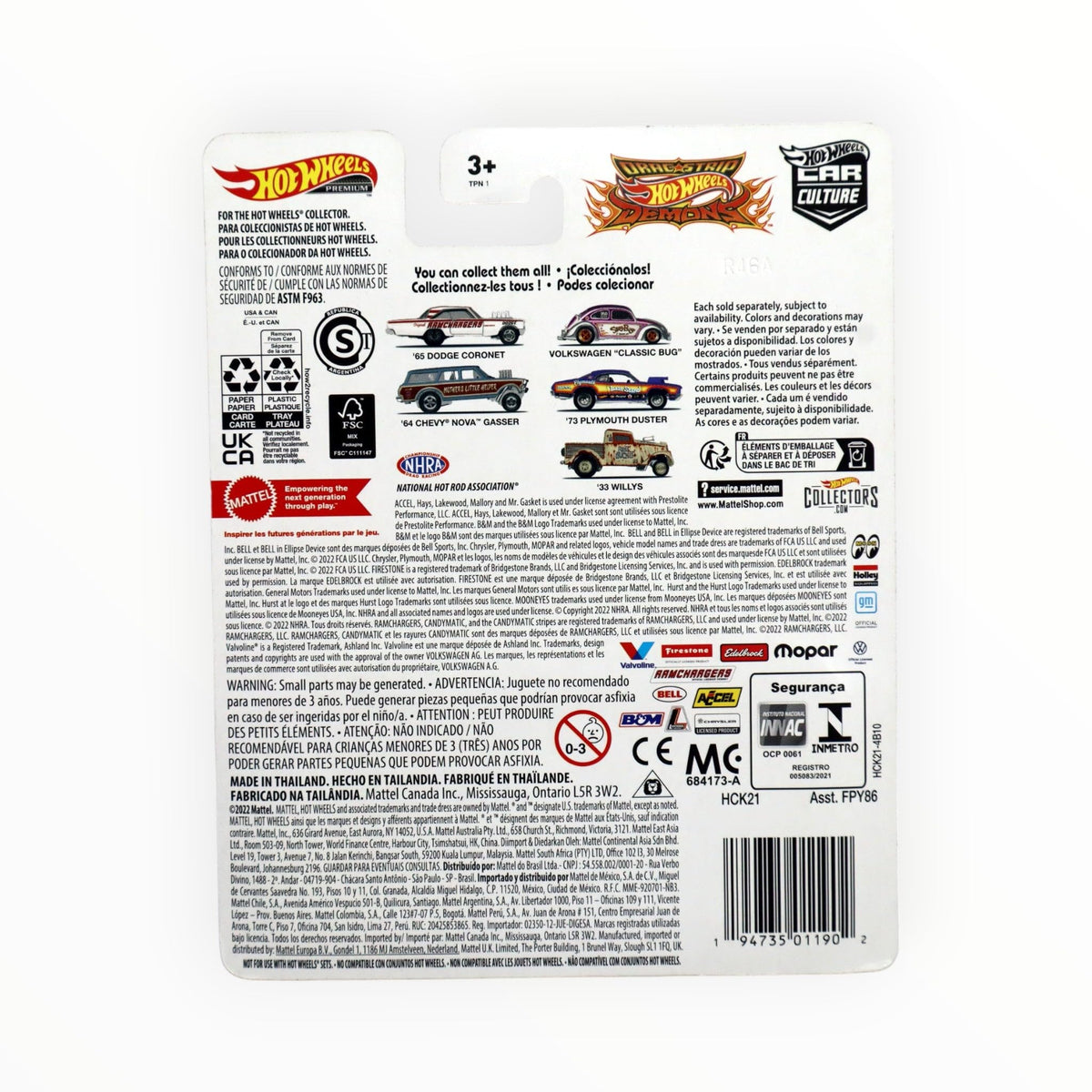 Hot Wheels '64 Chevy Nova Gasser, Car Culture 3/5 - image 4