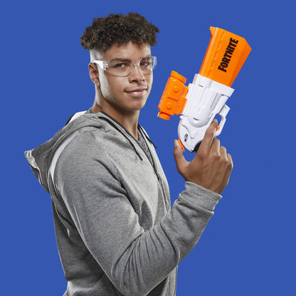 Nerf Fortnite SR Blaster - 4-Dart Hammer Action - Includes Removable Scope and 8 Official Nerf Elite Darts - for Youth, Teens, Adults - image 9