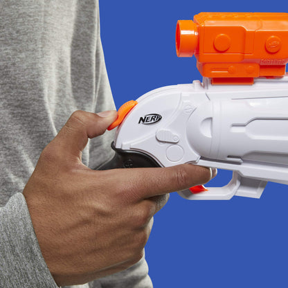 Nerf Fortnite SR Blaster - 4-Dart Hammer Action - Includes Removable Scope and 8 Official Nerf Elite Darts - for Youth, Teens, Adults - image 12