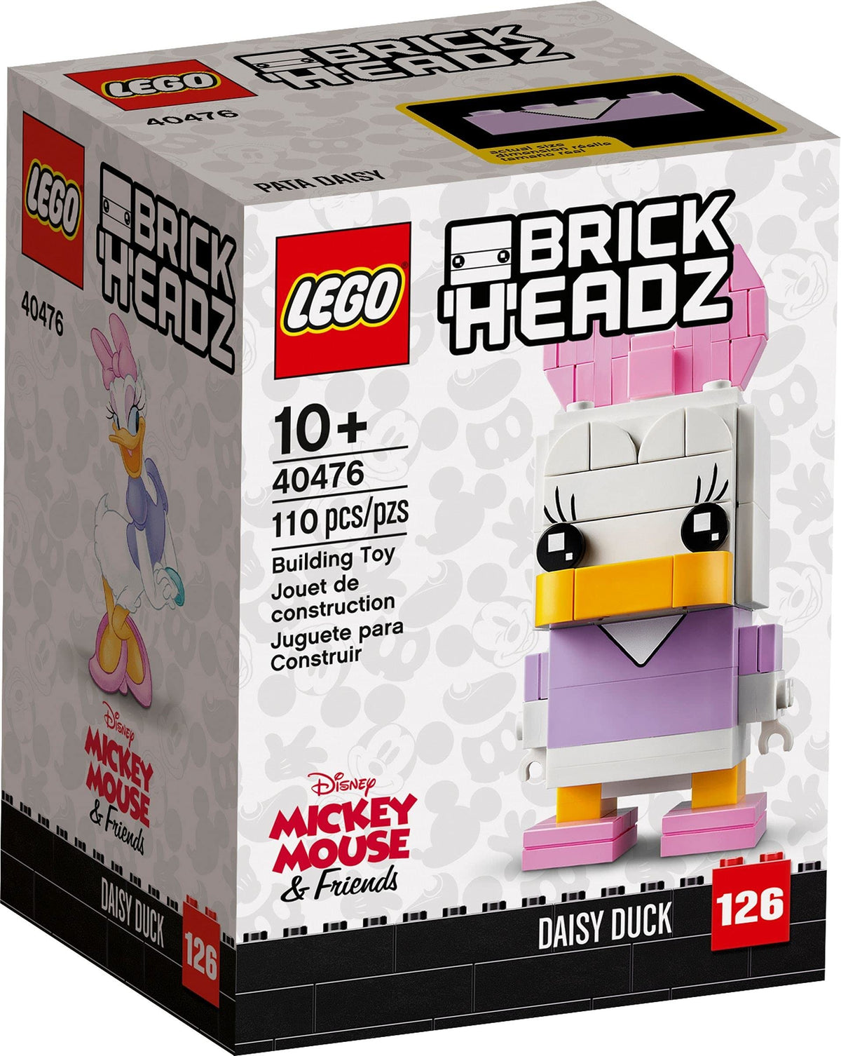 LEGO Disney BrickHeadz 40476 Daisy Duck - image 1