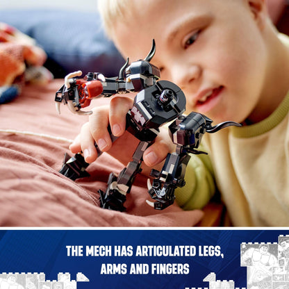 LEGO Marvel Venom Mech Armor vs. Miles Morales, Posable Action for Kids, Marvel Building Set with Minifigures, Travel Toy, Super Hero Battle Gift for Boys and Girls Aged 6 and Up, 76276 - image 12