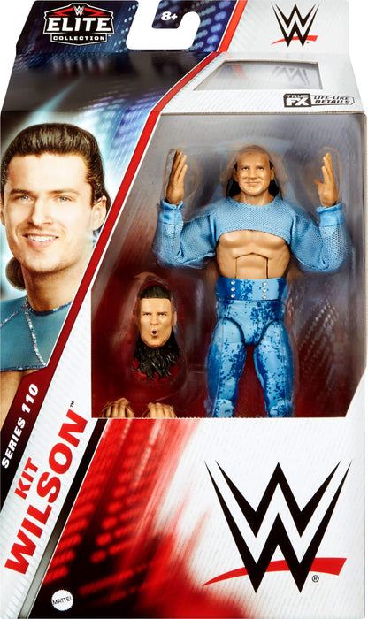 Mattel WWE Elite Action Figure & Accessories, Series #110 Kit Wilson 6-inch Collectible with 25 Articulation Points & Swappable Hands - image 4