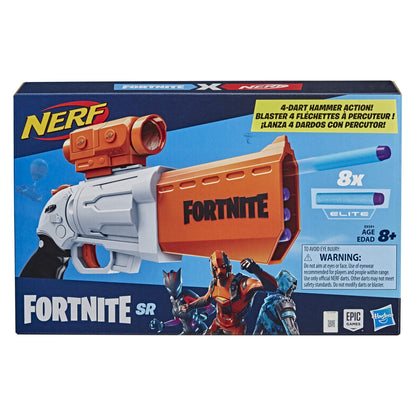 Nerf Fortnite SR Blaster - 4-Dart Hammer Action - Includes Removable Scope and 8 Official Nerf Elite Darts - for Youth, Teens, Adults - image 21