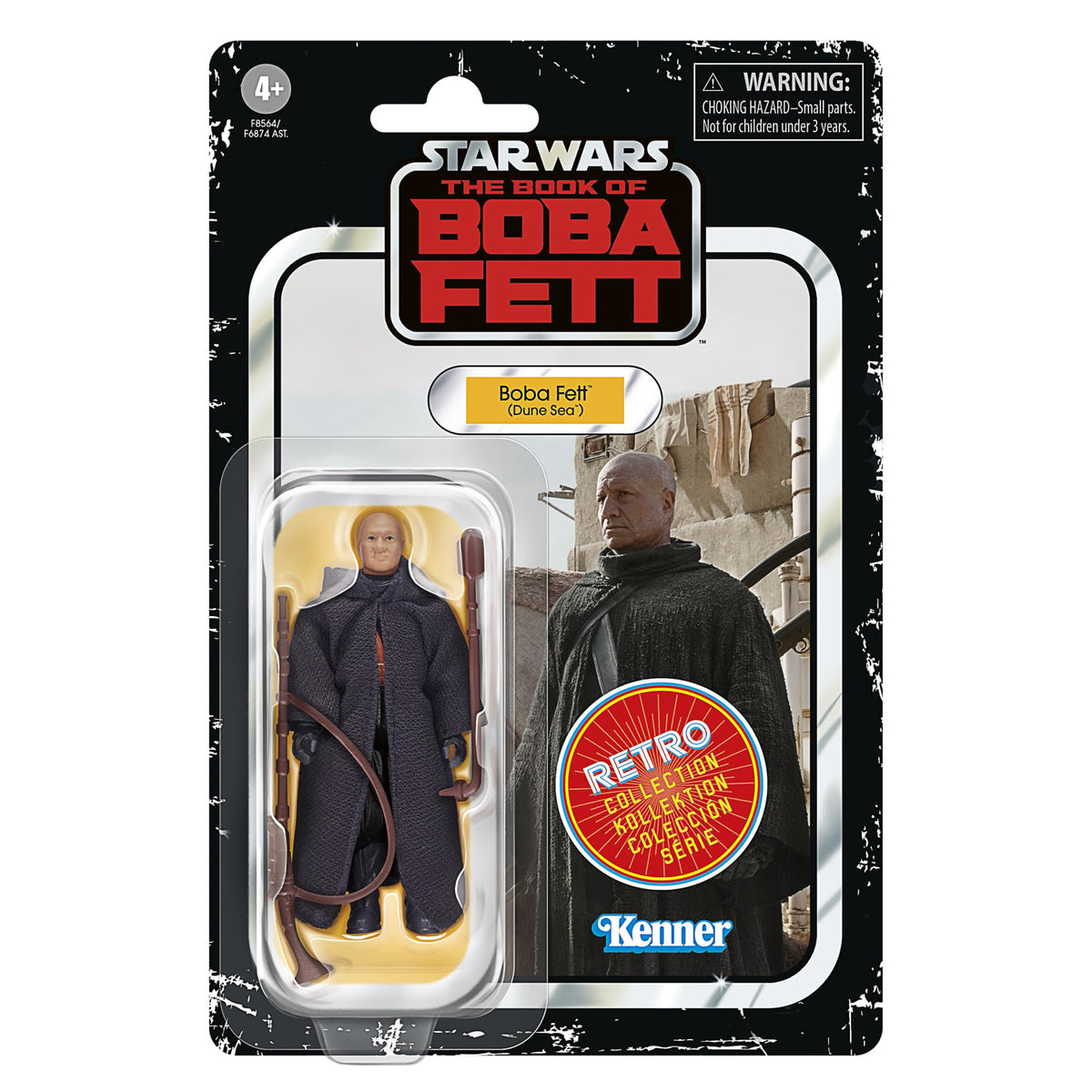 STAR WARS Retro Collection Boba Fett (Dune Sea), The Book of Boba Fett 3.75 Inch Collectible Action Figures - image 1