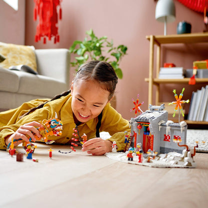 LEGO Story of Nian 80106 Building Kit; Collectible, Educational, Lunar New Year Gift Toy for Kids, New 2021 (1,067 Pieces) - image 7