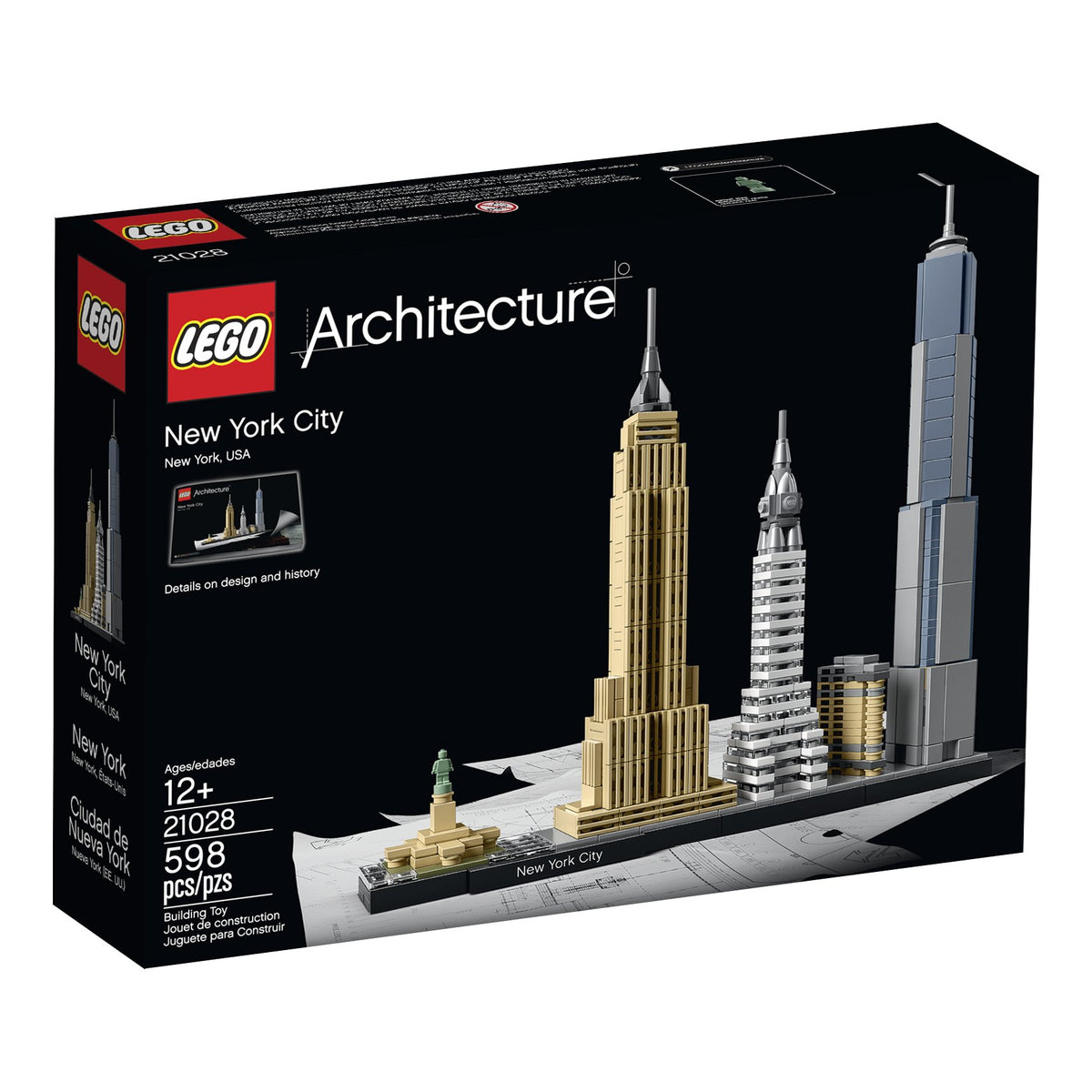 LEGO Architecture New York City Model Kit - Bedroom or Office Decor for Kids & Adults, Ages 12+ - Building Blocks to Display - NYC Gift & Souvenir Ideas - 21028 - image 11