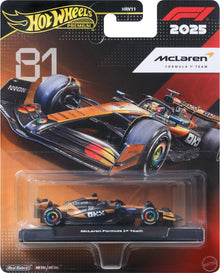 Hot Wheels 1:64 Scale Premium Die-Cast Formula 1 Collectible Toy Race Car with Real Riders Tires & Metal/Metal Body & Chassis - image 1