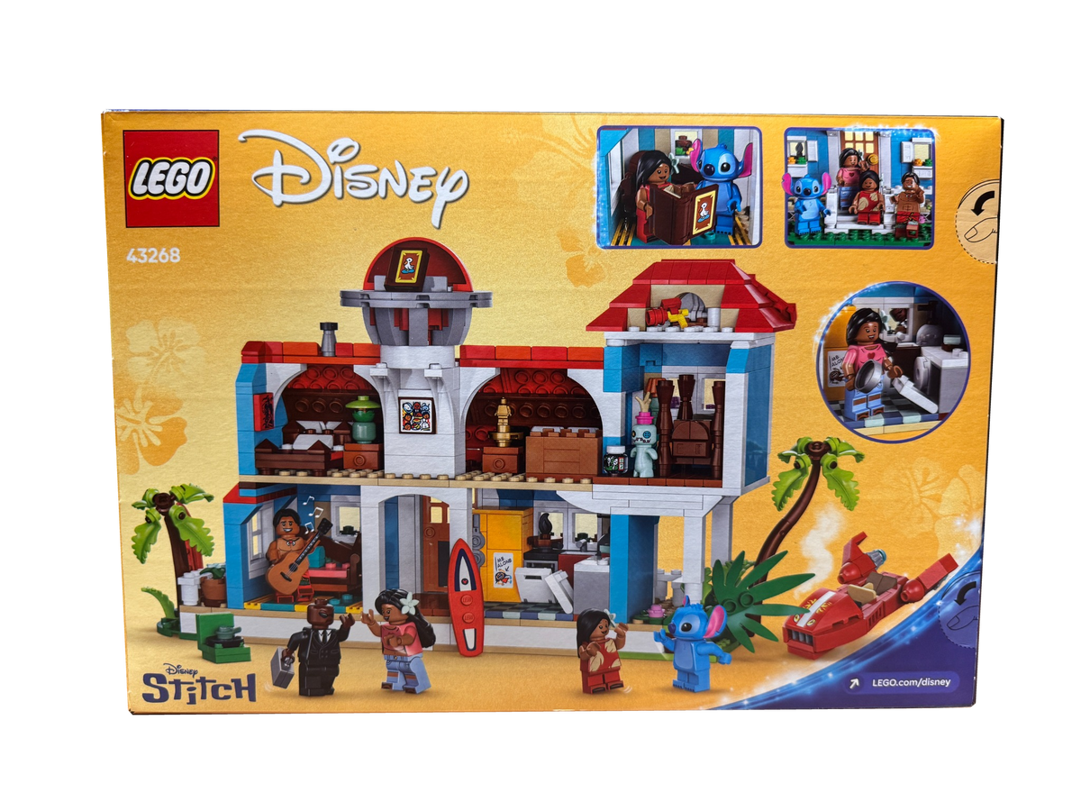 LEGO Disney Lilo and Stitch Beach House Building Set 43268
