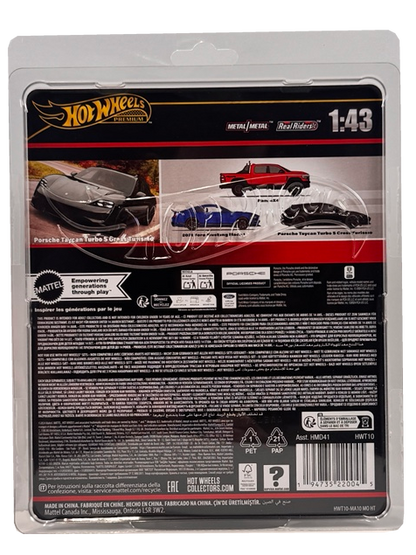 Hot Wheels Premium Porsche Taycan Turbo S Cross Turismo 1:43 Scale Real Riders HWT10