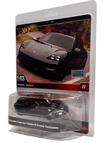 Hot Wheels Premium Porsche Taycan Turbo S Cross Turismo 1:43 Scale Real Riders HWT10