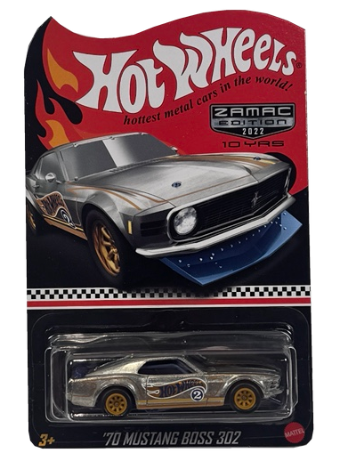Hot Wheels 2022 ZAMAC Collector Edition 70 Mustang Boss 302, HCW07