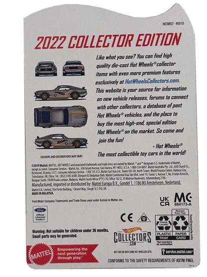 Hot Wheels 2022 ZAMAC Collector Edition 70 Mustang Boss 302, HCW07
