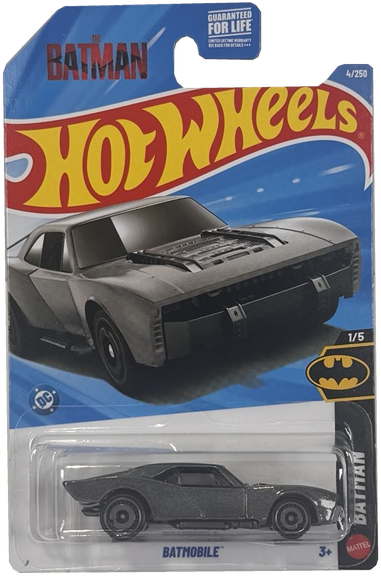 Hot Wheels Batmobile Batman 1/5 (Grey) 4/250 Ages 3+