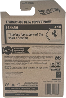 Back of card