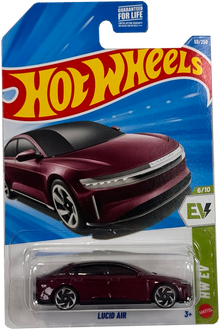Hot Wheels Lucid Air [Wine Red], HW EV 6/10, 59/250