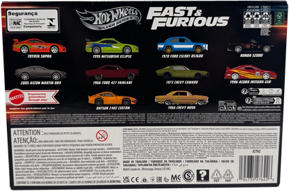 Hot Wheels Silver Series Fast & Furious Pack of 10 (2025), JCT92